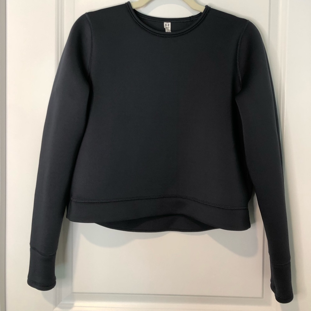 Under armour cropped dry fit stretch sweatshirt